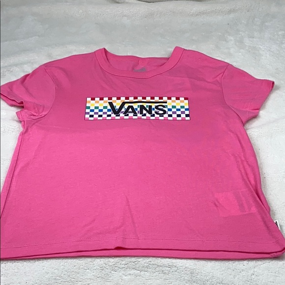 Vans Other - [ VANS ] Rainbow Logo Pink Top